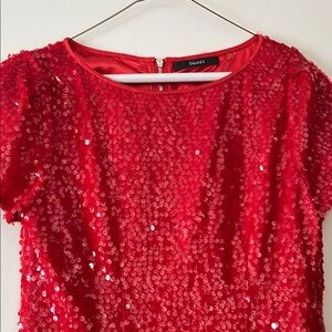 Red Sequin Top